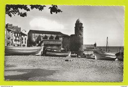 66 COLLIOURE N°25 L'Eglise Bateaux De Pêche Postée De Metz En 1958 édit A. L'Hoste - Collioure