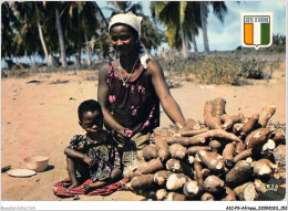 AICP9-AFRIQUE-1040 - REPUBLIQUE DE LA COTE D'IVOIRE - Récolte De Manioc - Côte-d'Ivoire