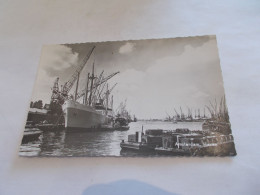 AMSTERDAM ( HOLLANDE NEDERLAND ) HAVEN NOMBREUX BATEAUX  ET GRUES  LE PORT 1961 - Amsterdam