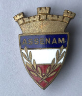 Insigne Association Des Anciens étudiants De L'ECOLE NATIONALE ADMINISTRATION Municipale - ASSENAM - Autres & Non Classés