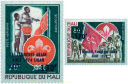 38133 MNH MALI 1974 11 JAMBOREE ARABE - Mali (1959-...)