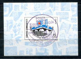 TÜRKEI - Block 18, Bl.18 Canc. - Edirne 78 - TÜRKIYE / TURQUIE - Blocks & Kleinbögen