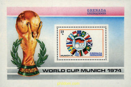 48710 MNH GRANADA GRANADINAS 1974 COPA DEL MUNDO DE FUTBOL. ALEMANIA-74 - Grenade (...-1974)