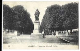 89 Avallon - E Statue Du Marechal Vauban - Avallon