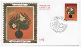 Enveloppe Premier Jour -Concours International De Bouquets 13-11-1972 Timbre Monaco - Oblitérés
