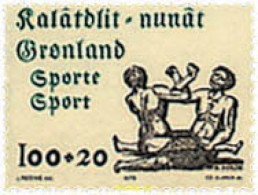 96873 MNH GROENLANDIA 1976 PRO UNION ATLETICA DE GROENLANDIA - Neufs