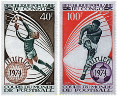 73287 MNH CONGO 1973 COPA DEL MUNDO DE FUTBOL. ALEMANIA-74 - Nuevas/fijasellos