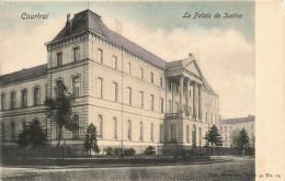 BELGIQUE - Souvenir De Courtrai - Le Palais De Justice - Nels - Colorisé - Animé - Carte Postale Ancienne - Kortrijk