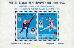 70734 MNH COREA DEL SUR 1972 11 JUEGOS OLIMPICOS DE INVIERNO SAPPORO 1972 - Corea Del Sud