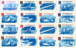 61895 MNH RUMANIA 1962 DEPORTES NAUTICOS - Autres & Non Classés