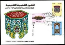 FDC/Année 2001-N°1273/1275  :  Arts Populaires Traditionnels - Algérie (1962-...)