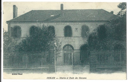 89  Senan - Mairie Et Ecole Des Garcons - Autres & Non Classés