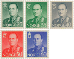 102019 MNH NORUEGA 1962 REY OLAV V - Unused Stamps