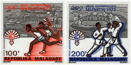 27572 MNH MADAGASCAR 1972 20 JUEGOS OLIMPICOS VERANO MUNICH 1972 - Madagascar (1960-...)