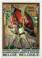 84718 MNH BELGICA 1973 60 ANIVERSARIO DE LA INTERNACIONAL DEPORTIVA OBRERA - Otros & Sin Clasificación