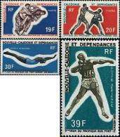 44457 MNH NUEVA CALEDONIA 1969 3 JUEGOS DEL PACIFICO SUR - Neufs