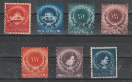 1946 - 25 Ans De La Philharmonie Roumaine Mi No 980/986 - Used Stamps