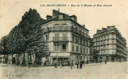Cpa SAINT DENIS 93 Rue De La Briche Et Rue Jannot ( Boulevard Jules Guede, Le Trio Du Théatre ) - Saint Denis