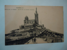 FRANCE  POSTCARDS  MARSEILLE     GARDE CHURCH 1944 - Autres & Non Classés