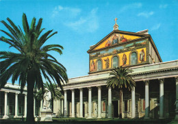 ITALIE - Roma - Vue Sur La Basilique De St Paul - Vue De L'extérieure - Vue Générale - Carte Postale - Iglesias