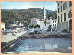 Ppgf/ CPSM Grand Format - ARIEGE - AX LES THERMES - BASSIN DES LADRES - Animation, Aronde, Coccinelle, Moto - Ax Les Thermes