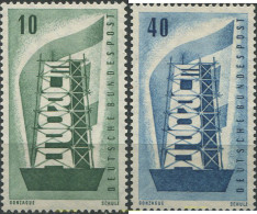 99969 MNH ALEMANIA FEDERAL 1956 EUROPA CEPT. RECONSTRUYENDO EUROPA - Unused Stamps