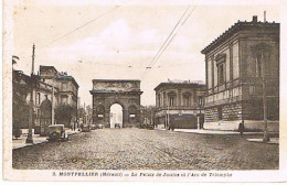 34  MONTPELLIER PALAIS DE JUSTICE ARC DE  TRIOMPHE  1941 - Montpellier