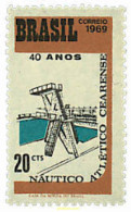 26472 MNH BRASIL 1969 40 ANIVERSARIO DEL CLUB NAUTICO Y ATLETICO DE CEARA. - Nuevos