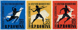 61872 MNH RUMANIA 1957 CAMPEONATOS INTERNACIONALES DE ATLETISMO EN BUCAREST - Otros & Sin Clasificación