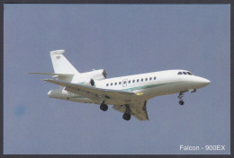 Inde India 2007 Mint Postcard Bangalore Air Show Falcon 900EX, Aircraft, Aeroplane, Airplane, Jet - Indien