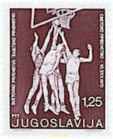 52022 MNH YUGOSLAVIA 1970 6 CAMPEONATO DEL MUNDO DE BALONCESTO - Ungebraucht