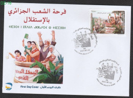 FDC/Année 2021-N°1876 Neuf**MNH : Fête De L'indépendance - Algeria (1962-...)