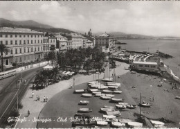 Pegli - Genova -Spiaggia - Club Vela Ed Alberghi - Barche - Animata - 1955 - Genova (Genua)