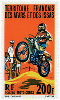 69873 MNH AFARS E ISSAS 1977 MOTOCROSS - Unused Stamps