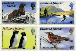 43205 MNH FALKLAND 1974 TURISMO. FAUNA Y PESCA - Islas Malvinas