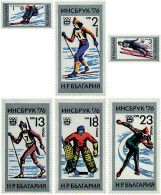 81576 MNH BULGARIA 1976 12 JUEGOS OLIMPICOS INVIERNO INNSBRUCK 1976 - Unused Stamps