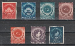 1946 - 25 Ans De La Philharmonie Roumaine Mi No 980/986 - Used Stamps