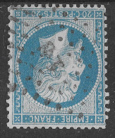 Lot N°63 N°22, Oblitéré PC 18 AIGUILLON(45), Indice 4 - 1862 Napoléon III