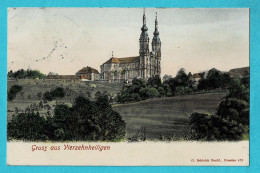 * Vierzehnheiligen (Beieren - Bayern - Deutschland) * (O. Schleich Nachf. Dresden 473) Gruss Aus, Couleur, église - Other & Unclassified