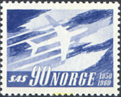 102007 MNH NORUEGA 1961 10 ANIVERSARIO DE LA SCANDINAVIAN AIRLINES SYSTEM - Nuevos