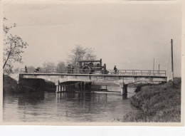 MILANO-PROVE DI CARICO SUL PONTE LAMBRO DI VIA DELL'IMPERO NO CARTOLINA VERA FOTOGRAFIA DATATA 21-11-1940 - Milano (Milan)