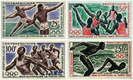 54828 MNH CENTROAFRICANA 1964 18 JUEGOS OLIMPICOS VERANO TOKIO 1964 - Repubblica Centroafricana
