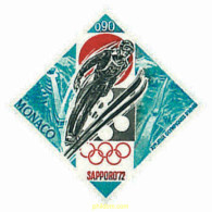 72783 MNH MONACO 1972 11 JUEGOS OLIMPICOS DE INVIERNO SAPPORO 1972 - Ongebruikt