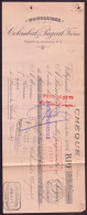 CHEQUE DU 20 / 10 / 1922 DOUBLURES COLOMBAT & PUGEAT FRERES VILLEFRANCHE SUR SAONE - Cheques & Traverler's Cheques