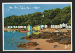 ÎLE De NOIRMOUTIER (85 Vendée) La Plage Des Sableaux - Cabanes De Plage , Voiliers - Noirmoutier