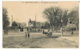 34  MONTPELLIER   LE JARDIN DE  PEYROU  1910 - Montpellier