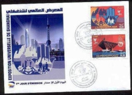 FDC/Année 2010-N°1561/1562 : Exposition Universelle De Shanghai - Algerien (1962-...)