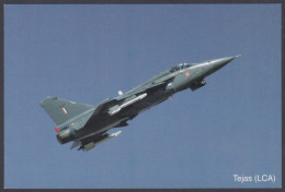 Inde India 2007 Mint Postcard Bangalore Air Show Tejas, LCA, Indian Air Force Fighter Jet, Aircraft, Airplane, Aeroplane - Indien