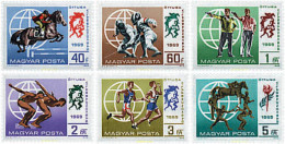 64057 MNH HUNGRIA 1969 PENTATHLON MODERNO - Ungebraucht