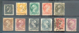 C 146 - CANADA - YT 27-28-29-30-31-32-32a-33-33a-34-34a ° Obli - Used Stamps